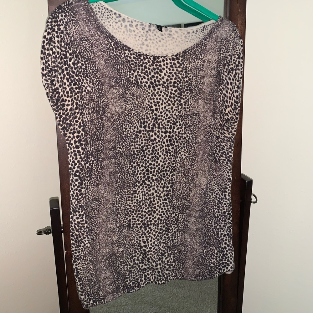 Leopard print top